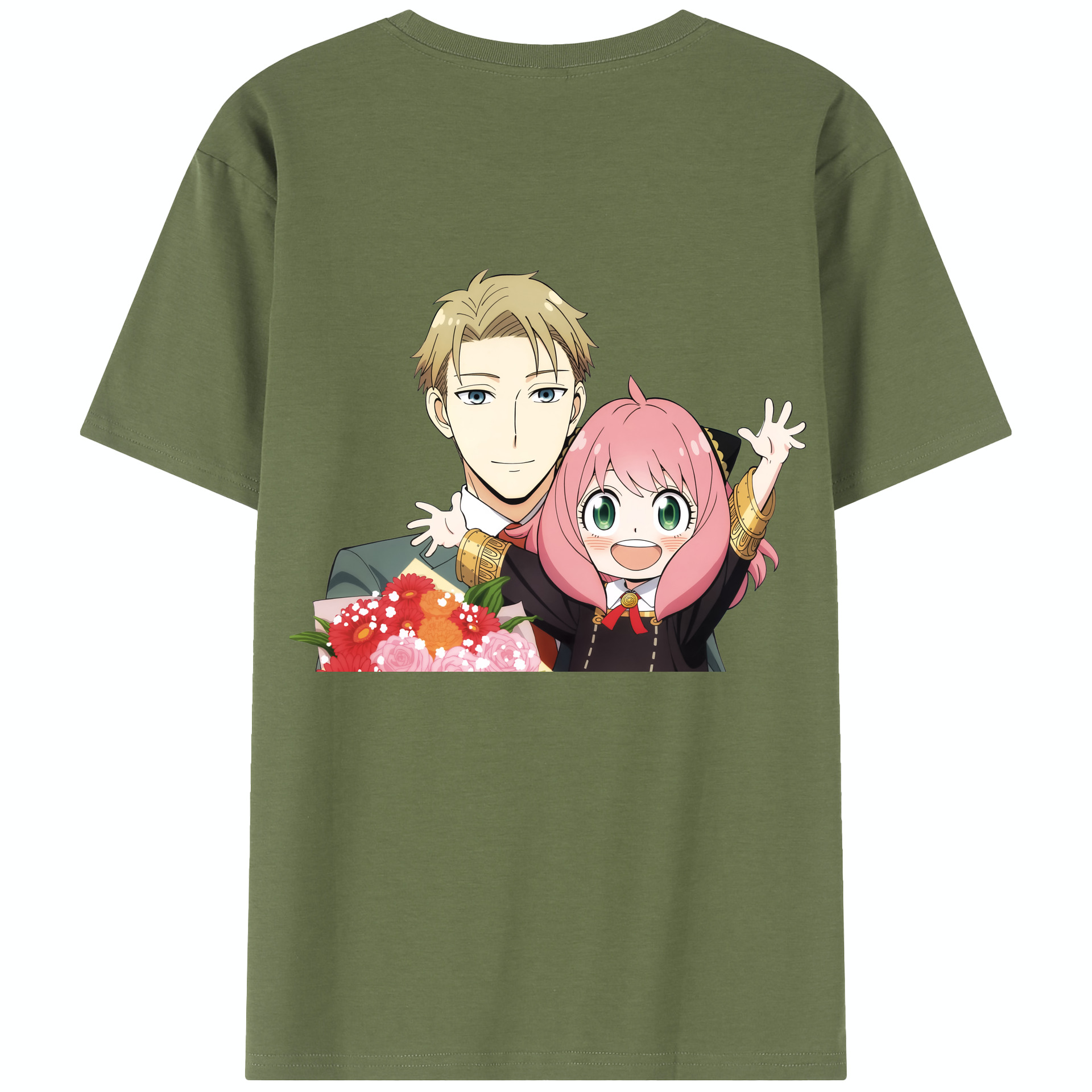 （画像用） SPY×FAMILY间谍家家酒 綿100％半袖Tシャツ（背面プリント）